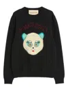 Valentino Garavani Sweater With Le Chat De La Maison Patch In Black