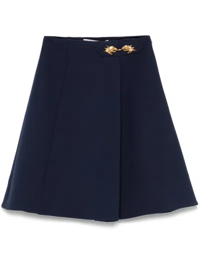 VALENTINO PLEAT-DETAILED MINI SKIRT