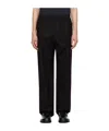 Valentino Pleated Detail Casual Pants In Black