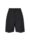 VALENTINO VALENTINO PLEATED DETAILED SHORTS