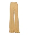 Valentino Pleated Front Casual Pants In Brown
