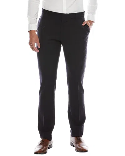 Valentino Pleated Front Wool & Mohair-blend Trouser In Brown