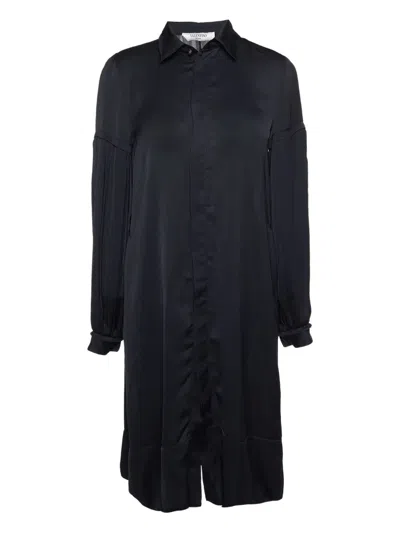 Pre-owned Valentino Pleated Shirt Dress