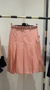 Valentino Pleated Skirt In Twill Toute La V
