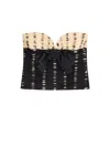Valentino Plusdepois Print Chiffon Top With Handmade Draping And Bow Detail In Multi
