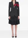 Valentino Garavani Women Printed Supergran Blazer In Black