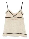 Valentino Garavani Top In Beige