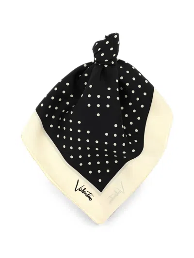 Valentino Garavani Neck Scarf Woman In Black