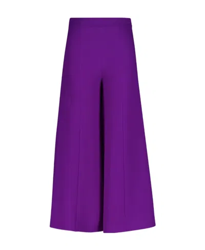 Valentino Pocket Casual Pants In Purple