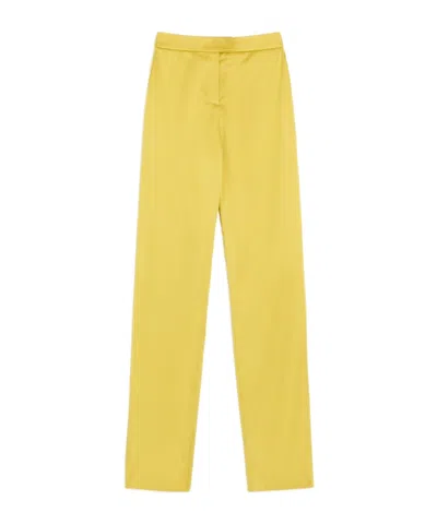 Valentino Pocket Casual Pants In Yellow