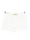 Valentino Pocket-detail Drawstring Shorts In White