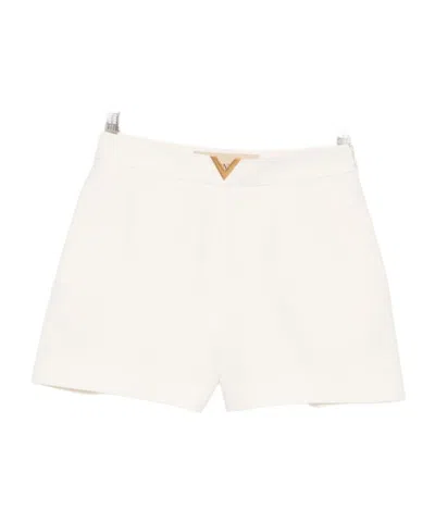 Valentino Pocket Shorts In White