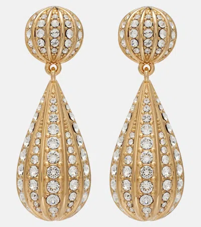 Valentino Garavani Poetiques Des Gouttes Drop Earrings In Gold