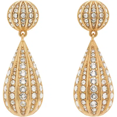 Valentino Garavani 'poetiques Des Gouttes' Metal & Swarovski Crystal Earrings In Pattern