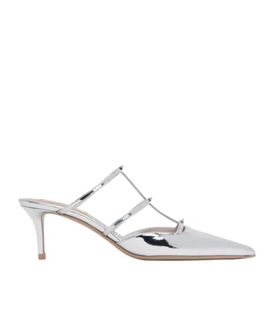 Valentino Garavani Pointed Ankle-strap High-heeled Sandals In White