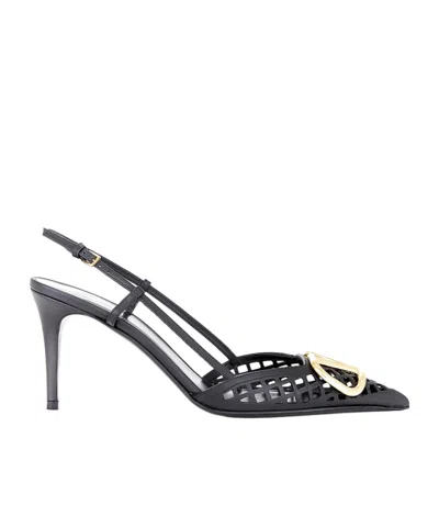 VALENTINO GARAVANI 80MM SLINGBACK CUT-OUT SANDALS