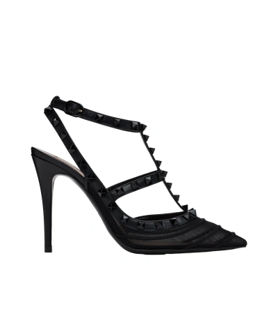 VALENTINO GARAVANI VALENTINO GARAVANI ROCKSTUD ANKLE STRAP PUMPS