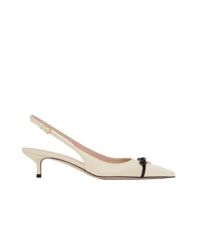 Valentino Garavani Pointed High-heeled Sandals In Nude