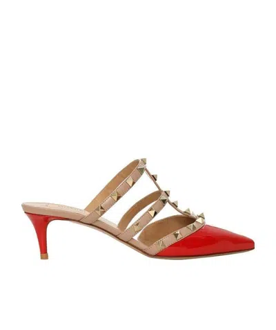 Valentino Garavani Pointed High-heeled Sandals In Nude