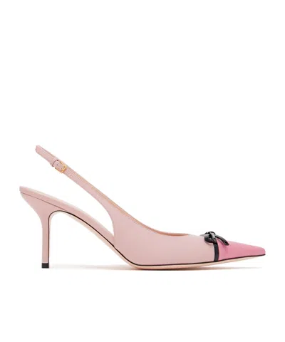 Valentino Garavani Pointed High-heeled Sandals In Pink
