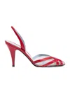 Valentino Slingback Pumps In Red