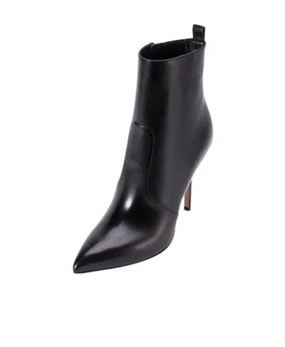 Valentino Garavani Pointed High-heeled Short Boots In Black