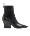 Valentino Vlogo Ankle Boots With Geometric Heel