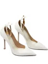 Valentino Pointed-toe Pumps In White