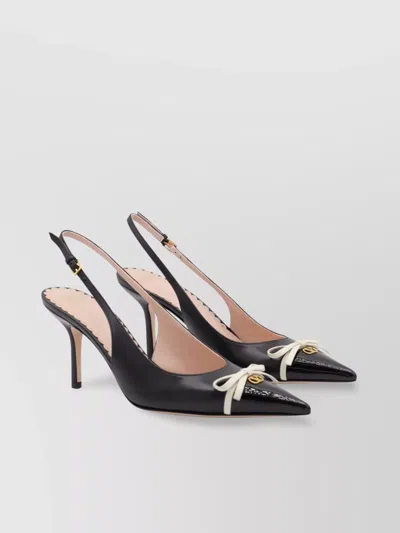 VALENTINO GARAVANI POINTED TOE STILETTO HEEL PUMPS WITH BOW