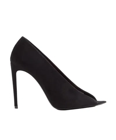Valentino Garavani Pointed-toe High-heeled Sandals In Black