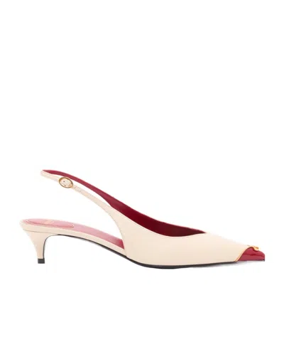 Valentino Garavani Pointed-toe High-heeled Sandals In Multi