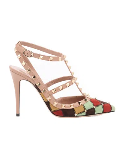 Valentino Garavani Pointed-toe High-heeled Sandals In Nude