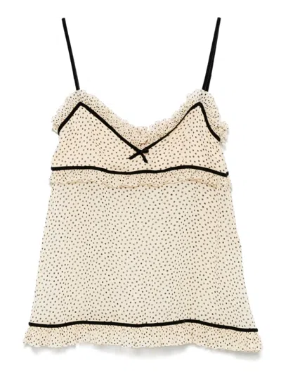 VALENTINO POLKA DOT CAMISOLE