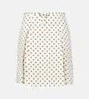 Valentino Skirt Pattern Supergran Pois Medio Plusdepois In White