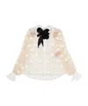Valentino Polka Dot Pattern Shirt In White