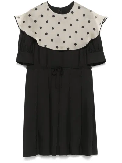 VALENTINO POLKA DOT-PRINT MINI DRESS