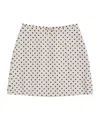 Valentino Skirt Pattern Supergran Pois Medio Plusdepois In White