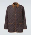 Valentino Wattierte Jacke In Brown