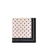 Valentino Polka Dot Logo-print Silk Scarf In Neutral