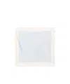 Valentino Chez Polka Dot Printed Silk Scarf In White