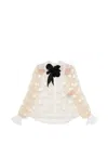 Valentino Polka Dot Pattern Shirt In Neutral