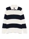 Valentino Short Button Polo Shirt In White