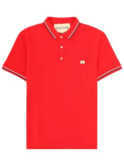 VALENTINO VALENTINO POLO CON PATCH LOGO