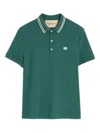 Valentino Polo Jersey Regular Embroidered Dreamatic In Green