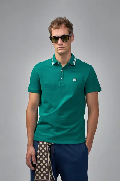 VALENTINO POLO JERSEY REGULAR EMBROIDERED DREAMATIC