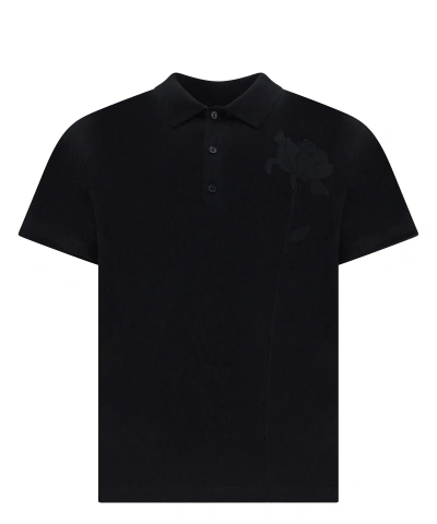 Valentino Polo Shirt In Black