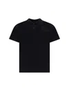 Valentino Black Toile Iconographe Polo In Nero