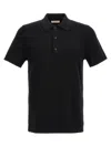 Valentino Black Toile Iconographe Polo In Black