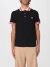 Valentino Vlogo Signature Cotton Polo Shirt In Black