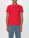 Valentino Vlogo Signature Cotton Polo Shirt In Red